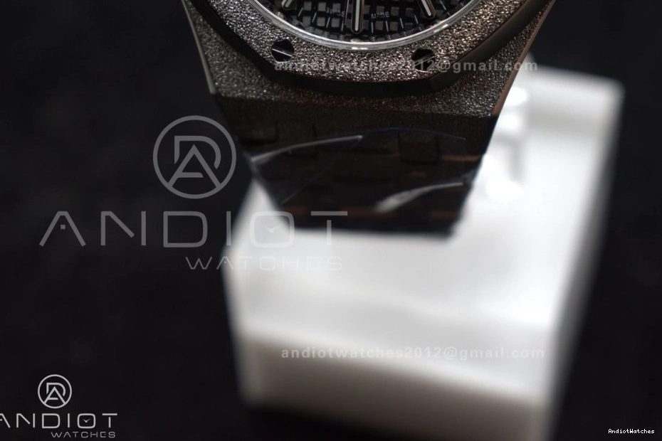 37mm SA3120 APSF Black Oak Textured Thermal Bracelet Super Edition Frosted Royal SS SS Clone Dial 15454 On 1034 1:1 Best 1222